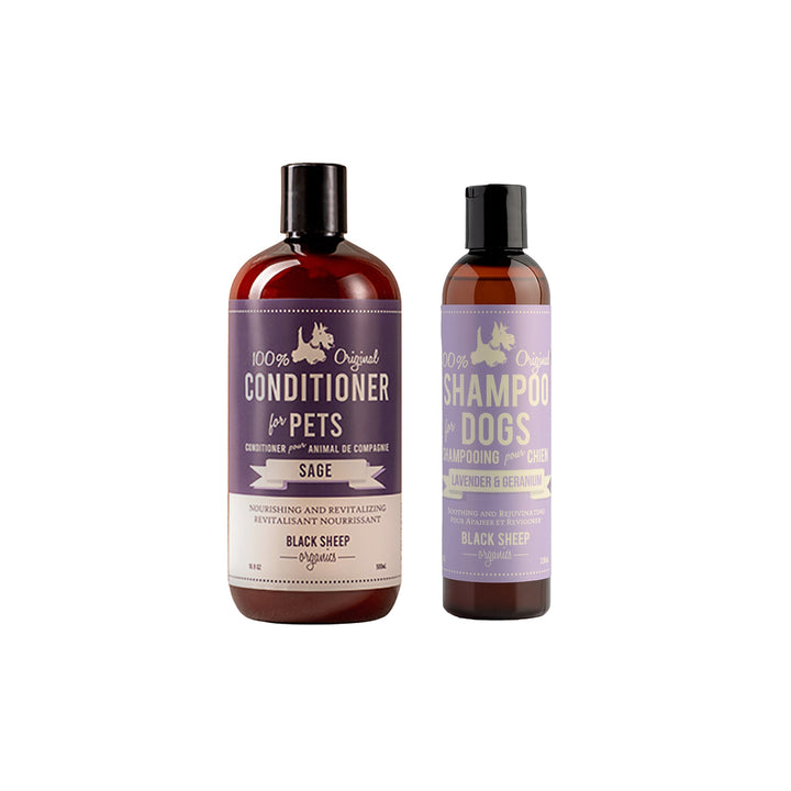 natural dog shampoo and conditioner-Purple Duo