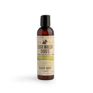 Gentle, anti-bacterial, anti-fungal ears wash. Made from certified organic ingredients, earth friendly, bio-degradable and fabulously gentle. 