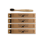 Bamboo Toothbrush 4 Pack - Black Sheep Organics